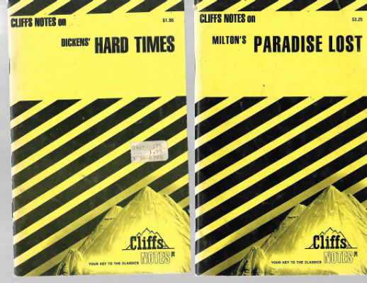 Lot of 8 vintage Cliffs notes