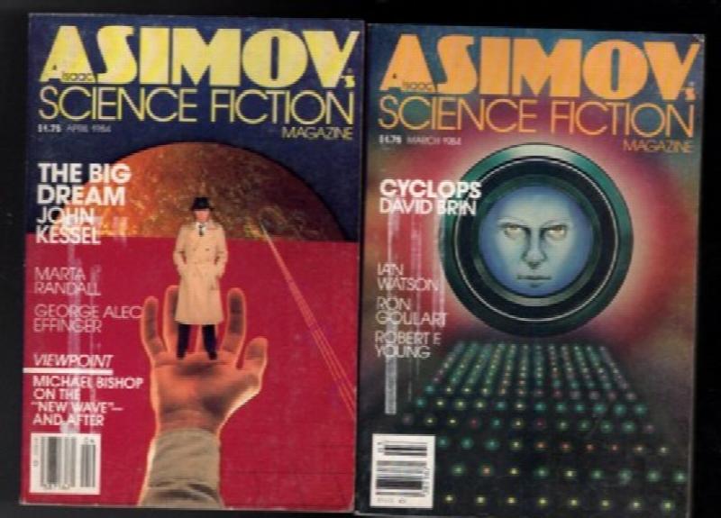 ISAAC ASIMOV SCIENCE FICTION MAGAZINE 1984 JOHN KESSEL + MICHAEL