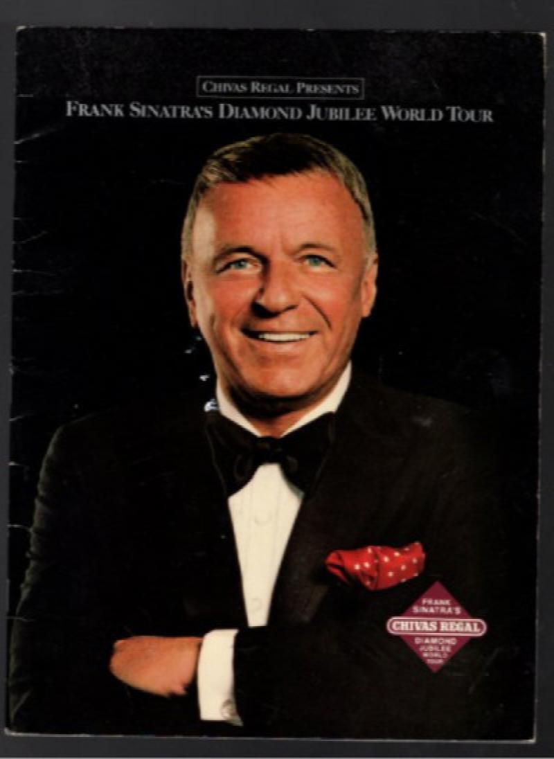 Frank Sinatra souvenir program 1990 Diamond Jubilee World Tour