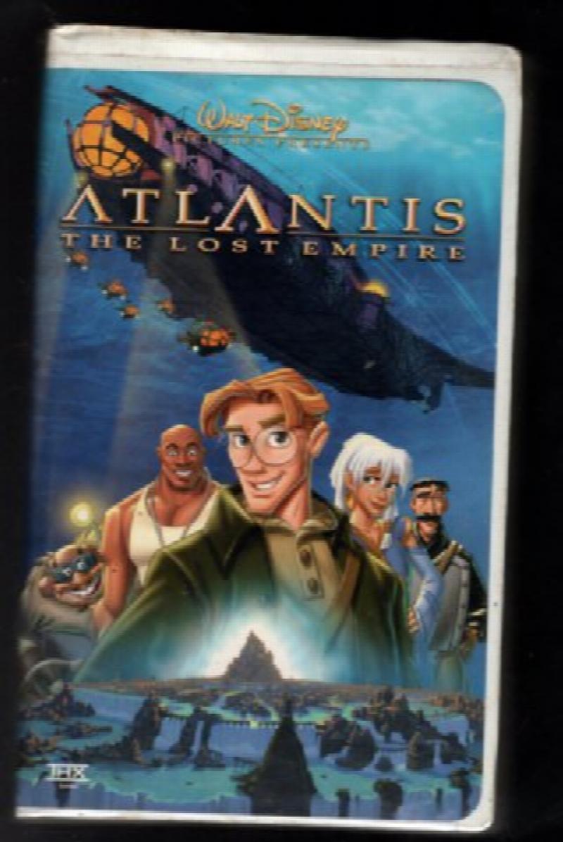 Walt Disney's Atlantis The Lost Empire (VHS, 2001) Clamshell