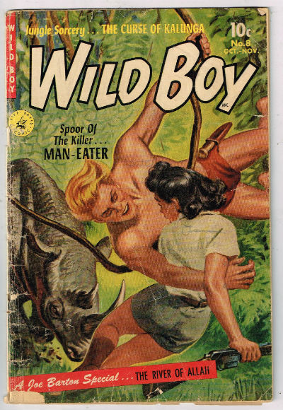 Image for WILD BOY OF THE CONGO #8   1952,Oct.,Nov.|  VOLUME 1 |  ZIFF-DAVIS PUBLISHING