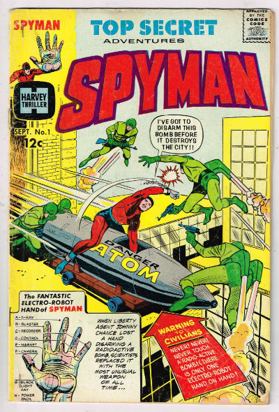 Image for Spyman #1;sept.,1966